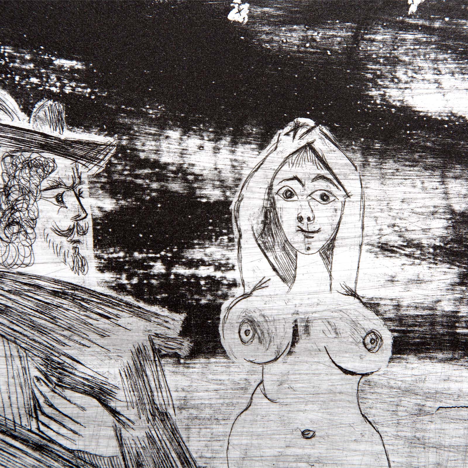 Pablo Picasso (1881-1973), Complications après l'enlèvement - 1969 - Detail D1