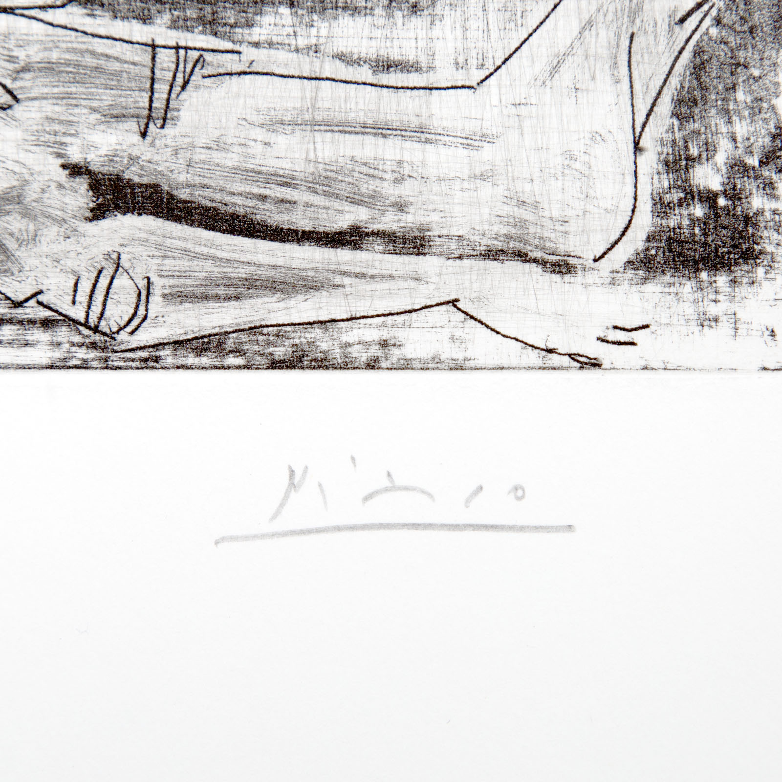 Pablo Picasso (1881-1973), Complications après l'enlèvement - 1969 - Detail D2