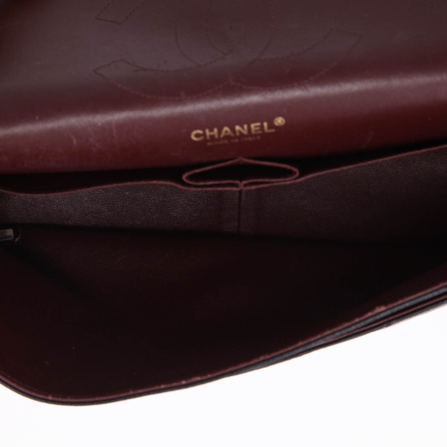 Bolso bandolera Chanel  Timeless Jumbo en cuero granulado acolchado negro - Detail D8