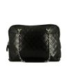 Chanel  Grand Shopping handbag  in black quilted leather - 360 thumbnail