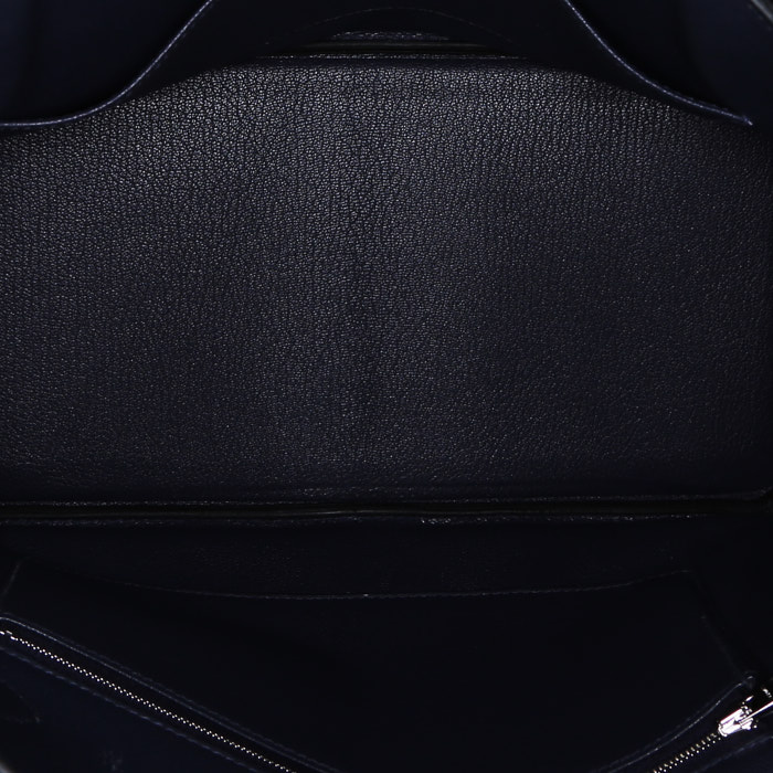 Borsa Hermès  Birkin 30 cm in pelle togo blu notte - Detail D2