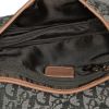 Dior  Saddle handbag  in green monogram canvas Oblique  and gold leather - Detail D2 thumbnail