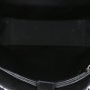 Sac cabas Dior  Saddle en toile monogram Oblique noire et cuir noir - Detail D3 thumbnail