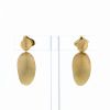 Paire de pendants d'oreilles H. Stern Golden Stone en or jaune - 360 thumbnail