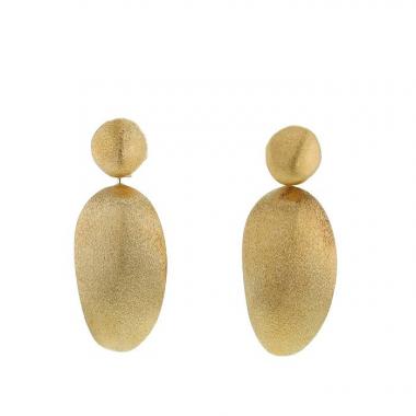 Pendientes colgantes H. Stern Golden Stone de oro amarillo