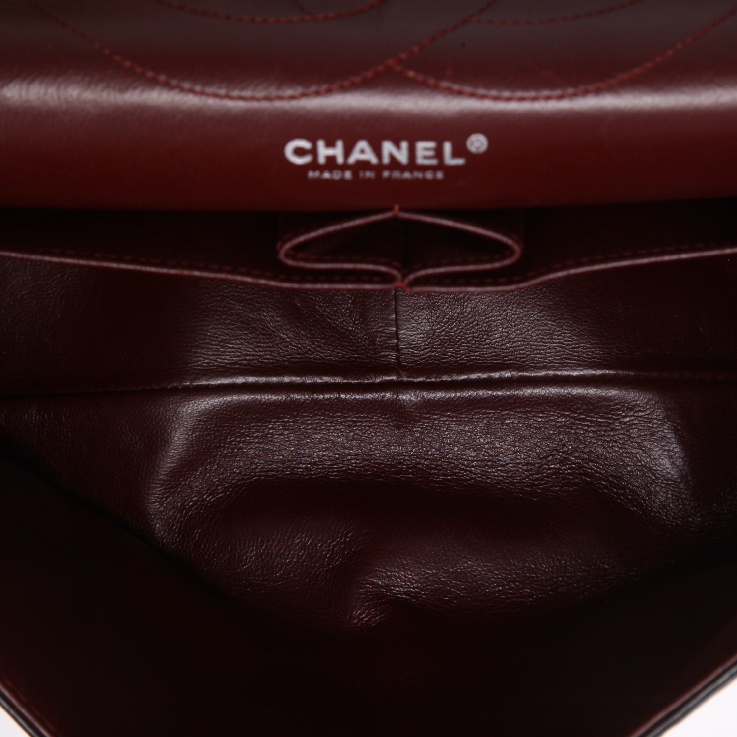 Bolso de mano Chanel  Chanel 2.55 modelo grande  en cuero acolchado negro - Detail D3
