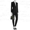Bolso de mano Hermès  Monaco en cuero box negro - Detail D1 thumbnail