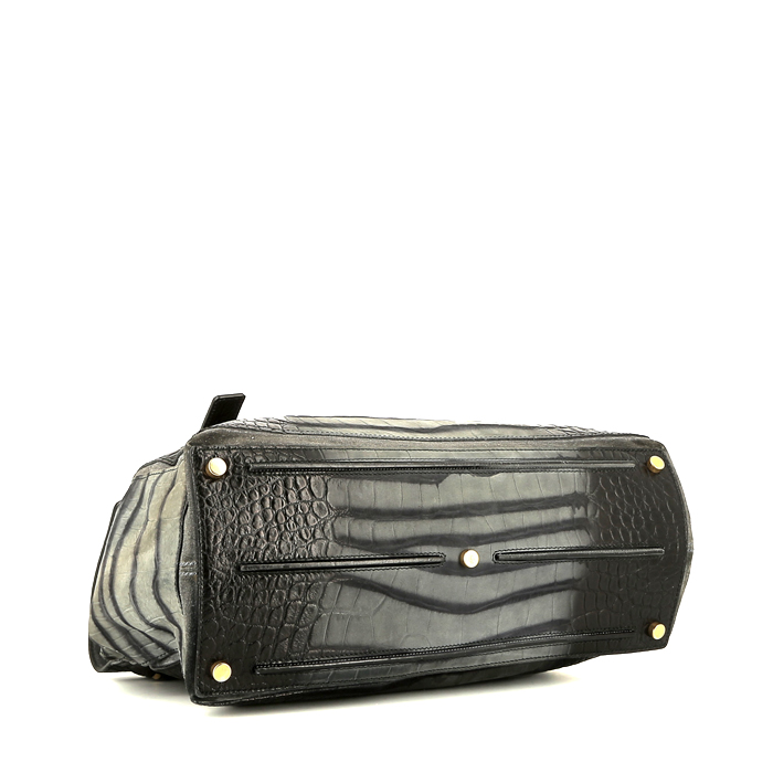 Saint Laurent  Muse Two handbag  in bicolor leather - Detail D4