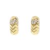 Bulgari Spiga  1980's earrings in yellow gold and diamonds - 00pp thumbnail