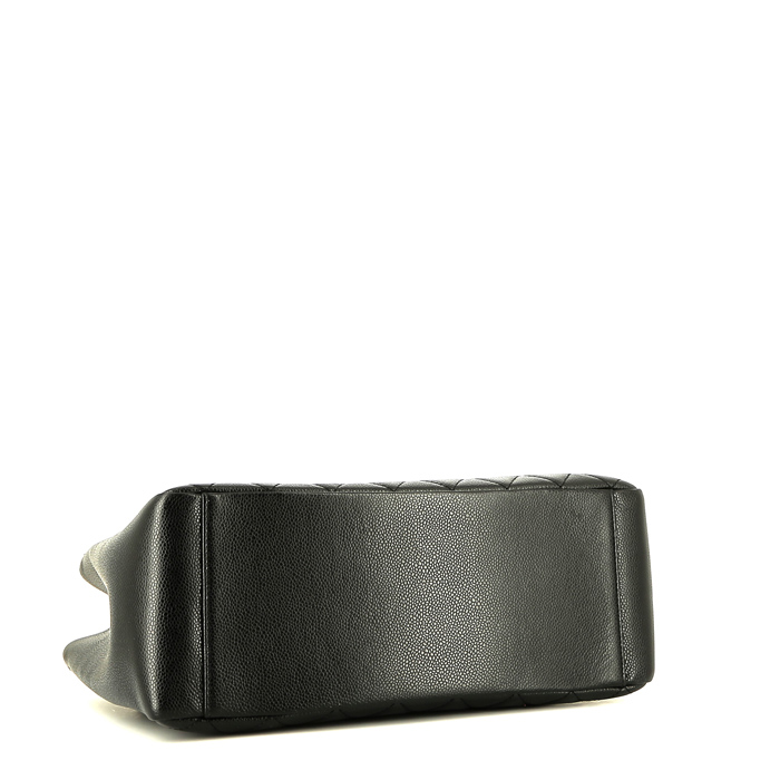 Bolso Cabás Chanel  Shopping GST en cuero granulado acolchado negro - Detail D4