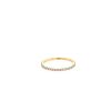 Van Cleef & Arpels  wedding ring in yellow gold and diamonds - 360 thumbnail
