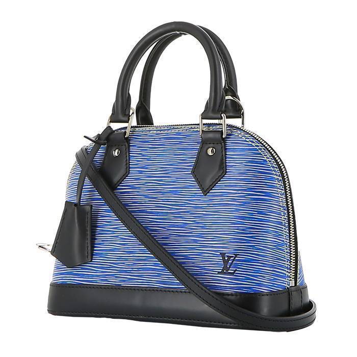 Louis Vuitton Alma in epi blu borsa a mano