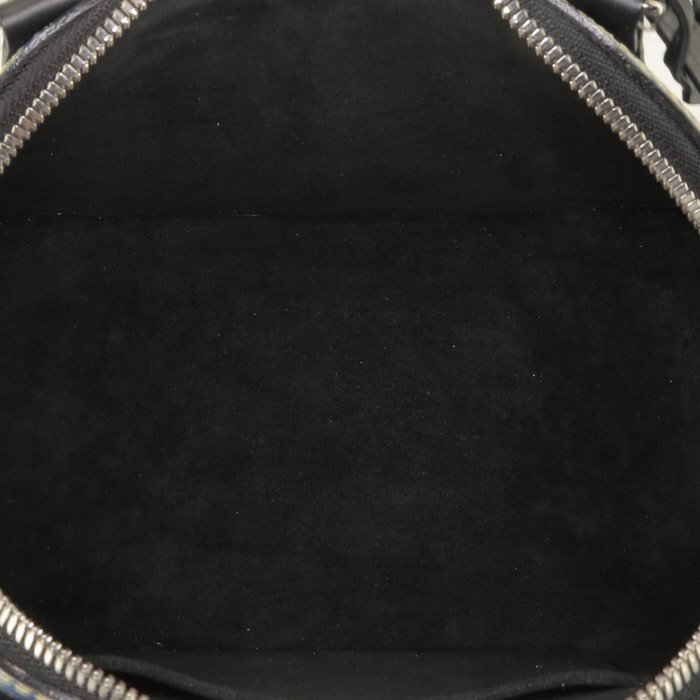 Borsa a tracolla Louis Vuitton  Alma BB in pelle Epi bicolore blu e nera - Detail D3