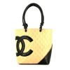 Bolso de mano Chanel  Cambon en cuero acolchado beige y negro - 360 thumbnail