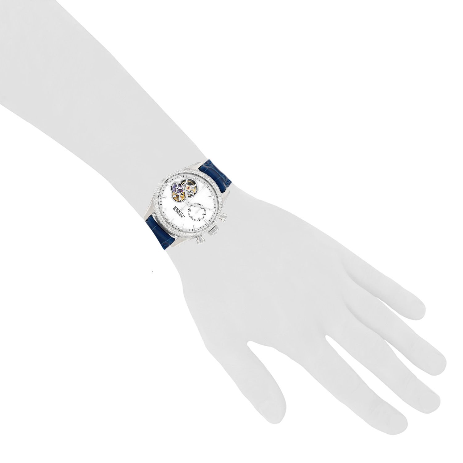 Zenith El Primero-Chronomaster  in stainless steel Ref: Zenith - 16.2150.4062  Circa 2015 - Detail D1