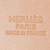 Borsa da viaggio Hermès  Herbag in tela beige e pelle naturale - Detail D4 thumbnail
