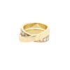 Cartier Nouvelle Vague ring in yellow gold and diamonds - 00pp thumbnail