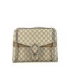 Gucci  Dionysus large model  shoulder bag  in beige monogram canvas  and beige suede - 360 thumbnail