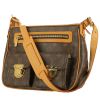 Louis Vuitton  Hudson large model  shoulder bag  in brown monogram canvas  and natural leather - 00pp thumbnail