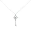 Collar Tiffany & Co Clé Noeud de oro blanco, platino y diamante - 00pp thumbnail
