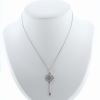 Collar Tiffany & Co Clé Noeud de oro blanco, platino y diamante - 360 thumbnail