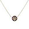 Dior Rose des vents necklace in yellow gold, lapis-lazuli and diamond - 00pp thumbnail