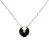 Cartier Amulette necklace in pink gold, onyx and diamond - 00pp thumbnail