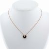 Cartier Amulette necklace in pink gold, onyx and diamond - 360 thumbnail
