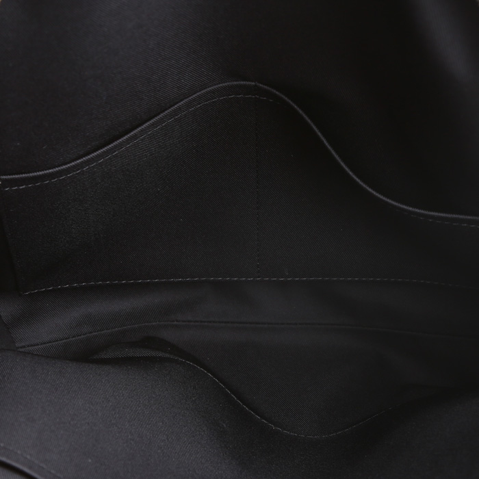 Mochila Louis Vuitton  Campus en piel en damero grabada negro - Detail D3