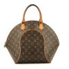 Louis Vuitton  Ellipse large model  handbag  in brown monogram canvas  and natural leather - 360 thumbnail
