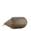 Louis Vuitton  Ellipse large model  handbag  in brown monogram canvas  and natural leather - Detail D4 thumbnail