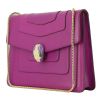 Bulgari  Forever shoulder bag  in purple leather - 00pp thumbnail