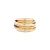 De Grisogono Allegra ring in yellow gold and diamonds - 00pp thumbnail