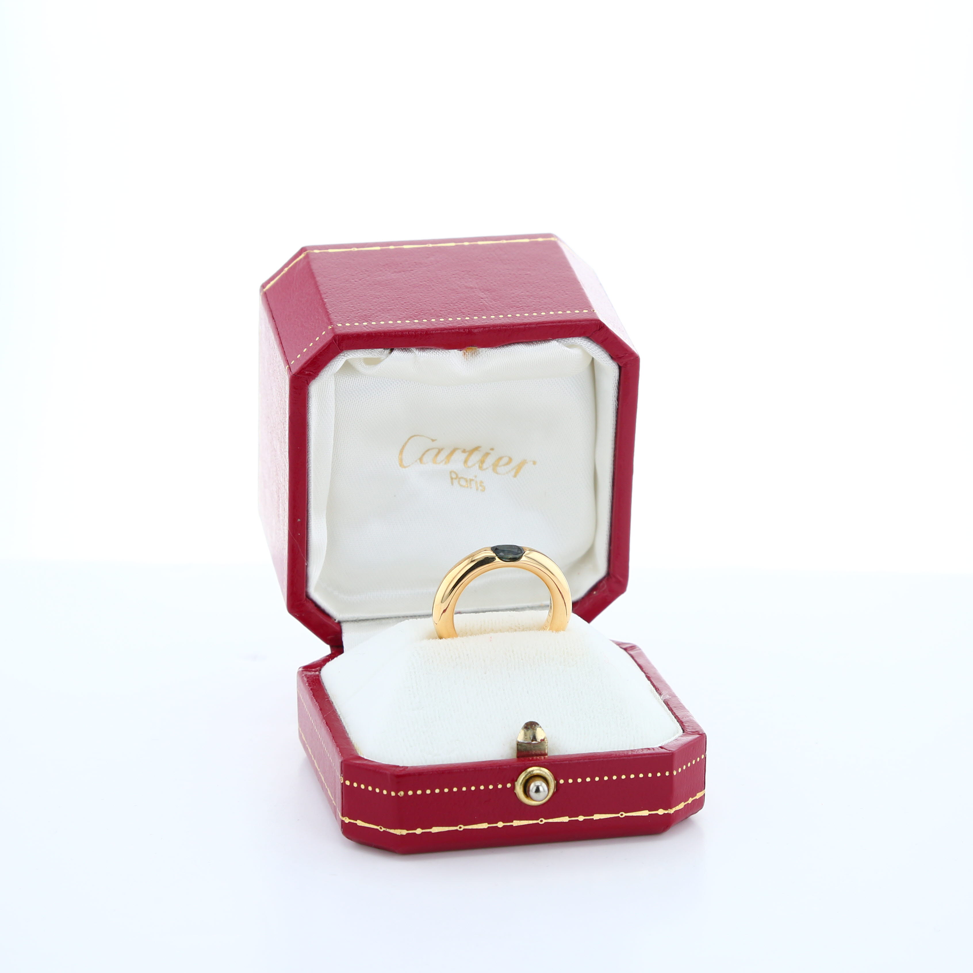 Cartier  ring in yellow gold and sapphire - Detail D2