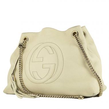 Buy Free Shipping [Used] GUCCI Tote Bag Soho Interlocking G