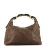 Gucci  Mors handbag  in brown leather - 360 thumbnail
