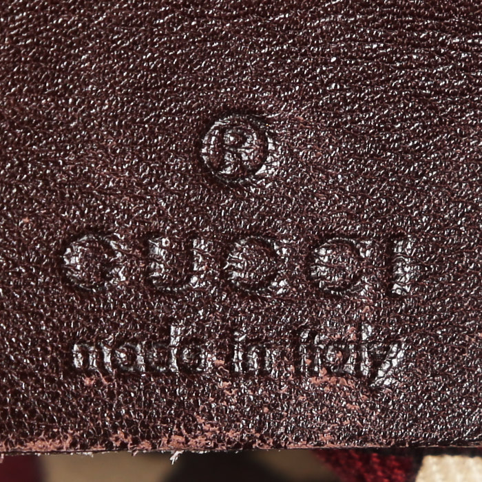 Gucci  Mors handbag  in brown leather - Detail D3