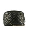 Bolso para llevar al hombro Chanel  Vintage Shopping en cuero acolchado negro - 360 thumbnail
