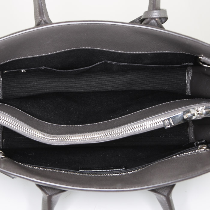 Borsa Saint Laurent  Sac de jour modello piccolo  in pelle grigia - Detail D2