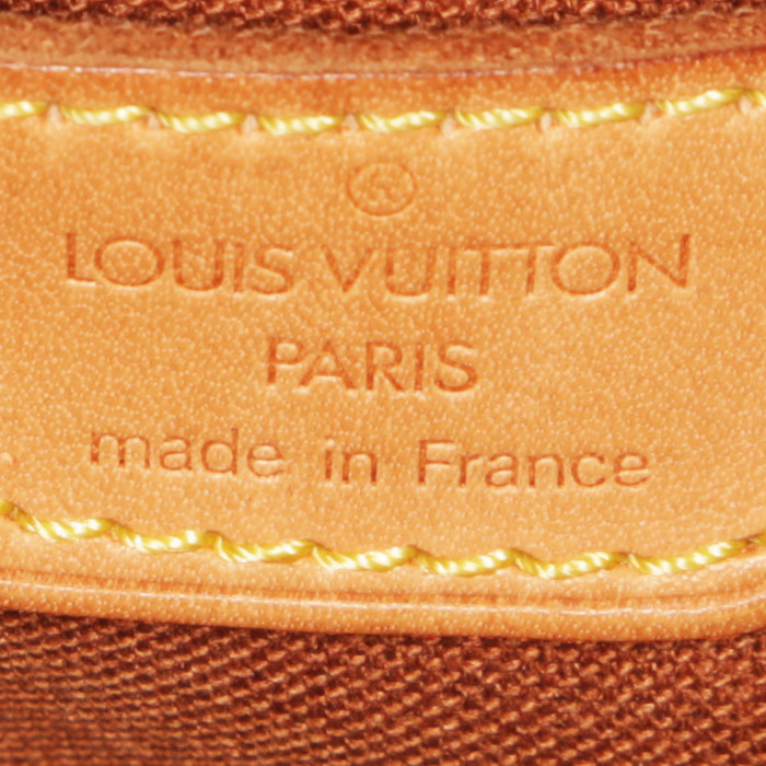Sac à dos Louis Vuitton  Montsouris Backpack en toile monogram marron et cuir naturel - Detail D3