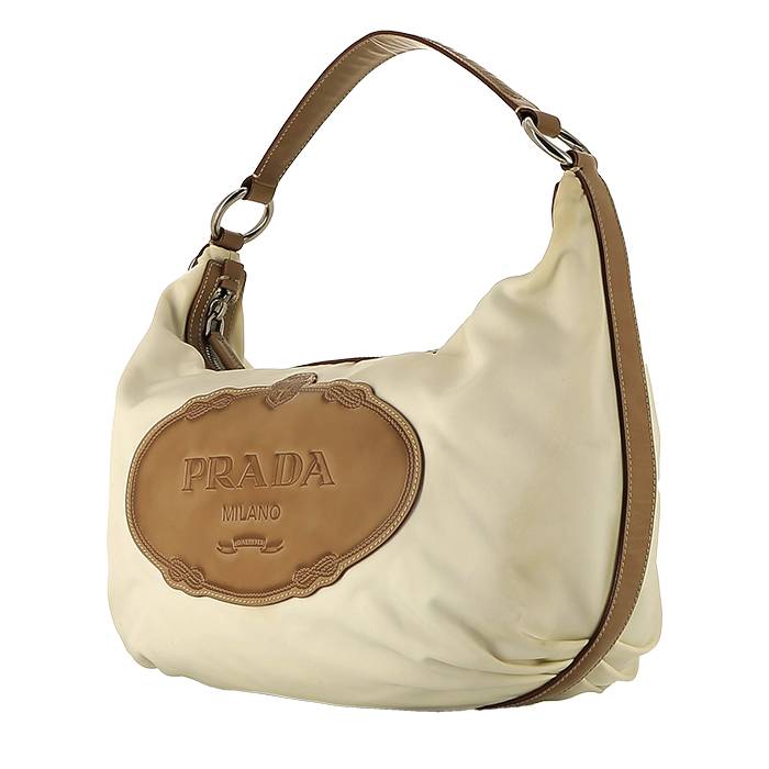 PRADA Small Brushed Leather Tote Shoulder Bag Black Bolso de mano Prada 399281 Cra-wallonieShops
