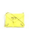 Balenciaga   shoulder bag  in yellow leather - 360 thumbnail