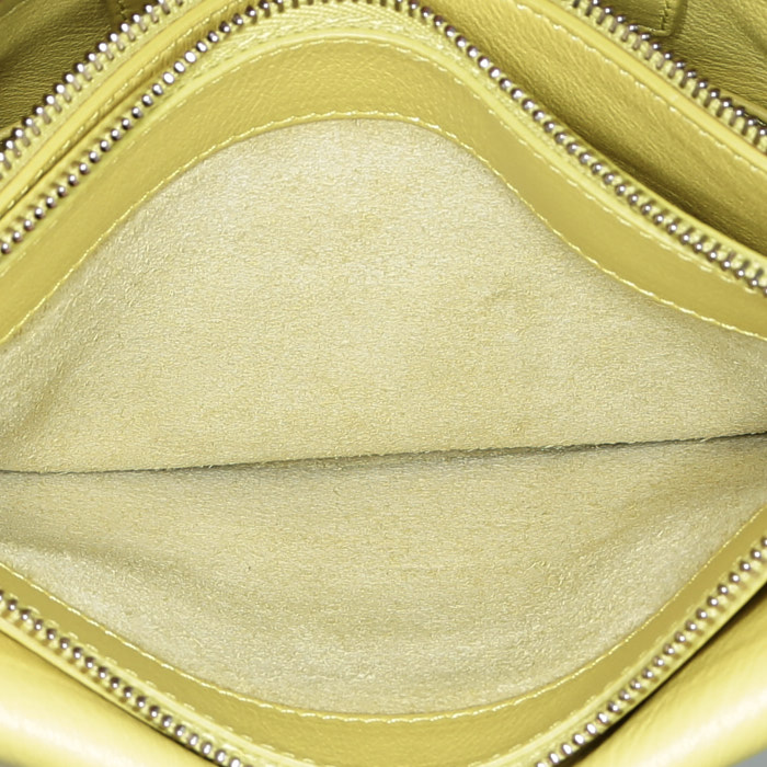 Balenciaga   shoulder bag  in yellow leather - Detail D2