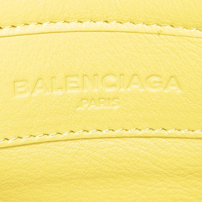 Borsa a tracolla Balenciaga   in pelle gialla - Detail D3