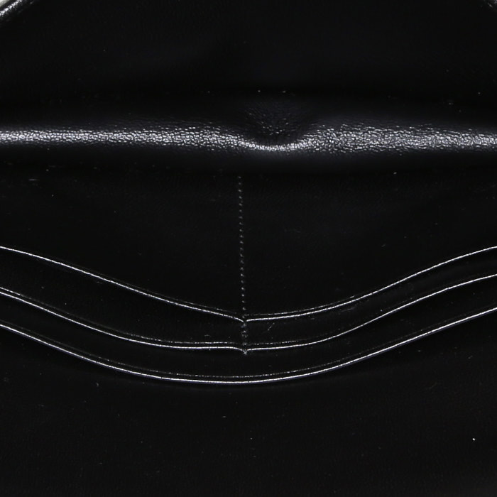 Sac bandoulière Miu Miu  Matelassé en cuir matelassé noir - Detail D2