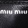 Bolso bandolera Miu Miu  Matelassé en cuero acolchado negro - Detail D3 thumbnail