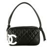 Chanel  Cambon handbag  in black and white quilted leather - 360 thumbnail