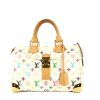 Bolso de mano Louis Vuitton  Speedy Editions Limitées en lona Monogram multicolor y blanca y cuero natural - 360 thumbnail