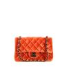 Sac à main Chanel  Mini Timeless en velours orange - 360 thumbnail