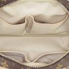 Louis Vuitton  Trouville handbag  in brown monogram canvas  and natural leather - Detail D2 thumbnail